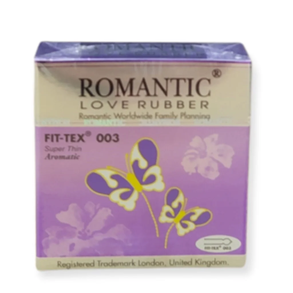 Romantic love rubber super thin Aromatic — available at pharmacies in Cambodia on PharmKulen