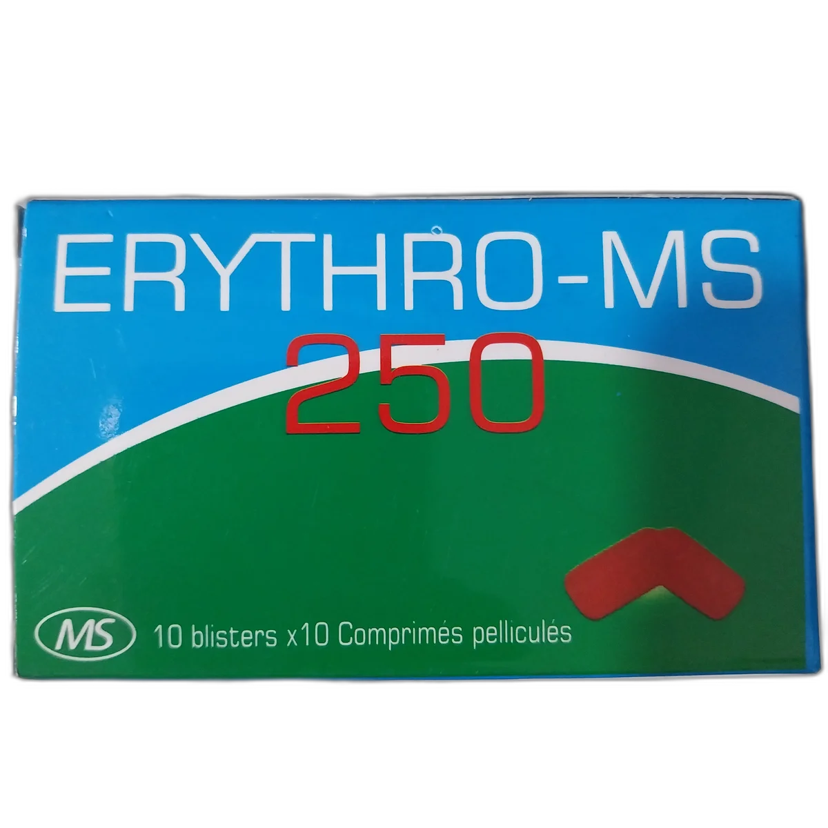 Erythro-MS 250 — available at pharmacies in Cambodia on PharmKulen