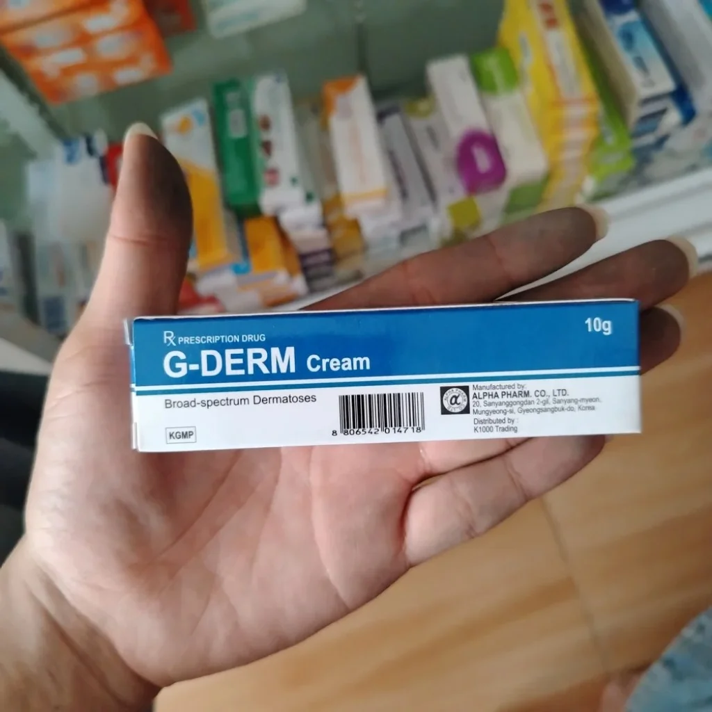 G-DERM Cream — available at pharmacies in Cambodia on PharmKulen