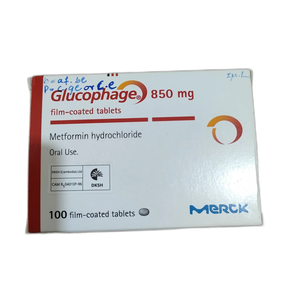 Glucophage — available at pharmacies in Cambodia on PharmKulen