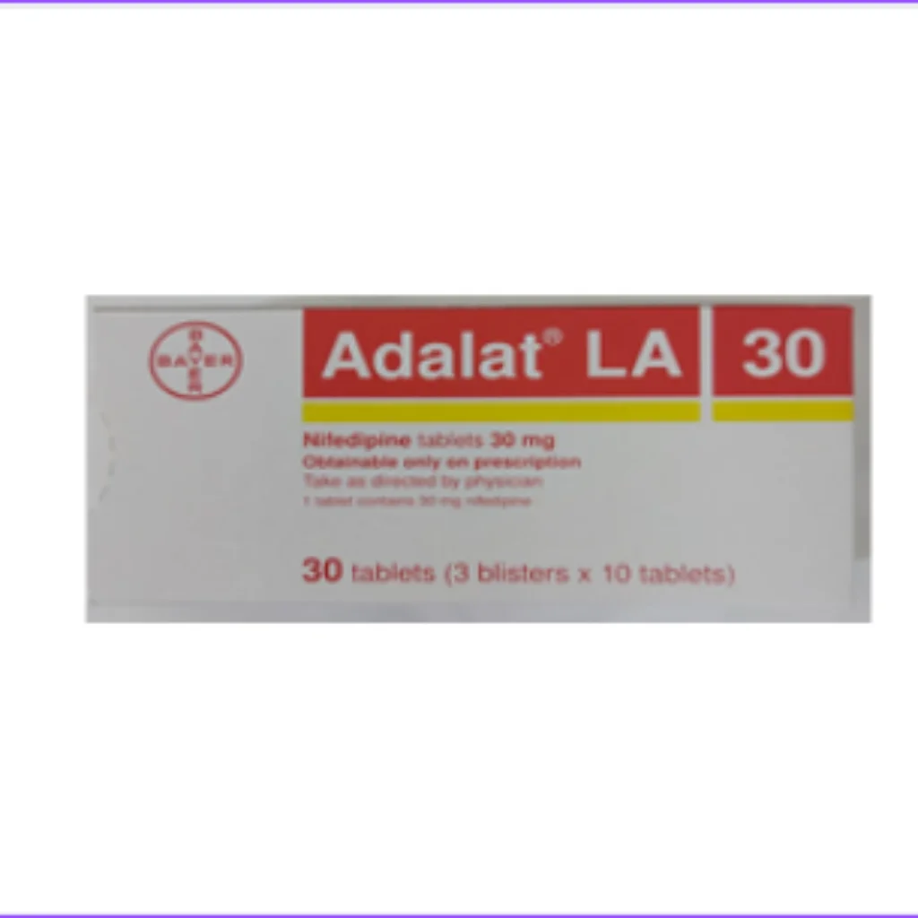 Adalate LA 30mg (Nifedipine) — available at pharmacies in Cambodia on PharmKulen