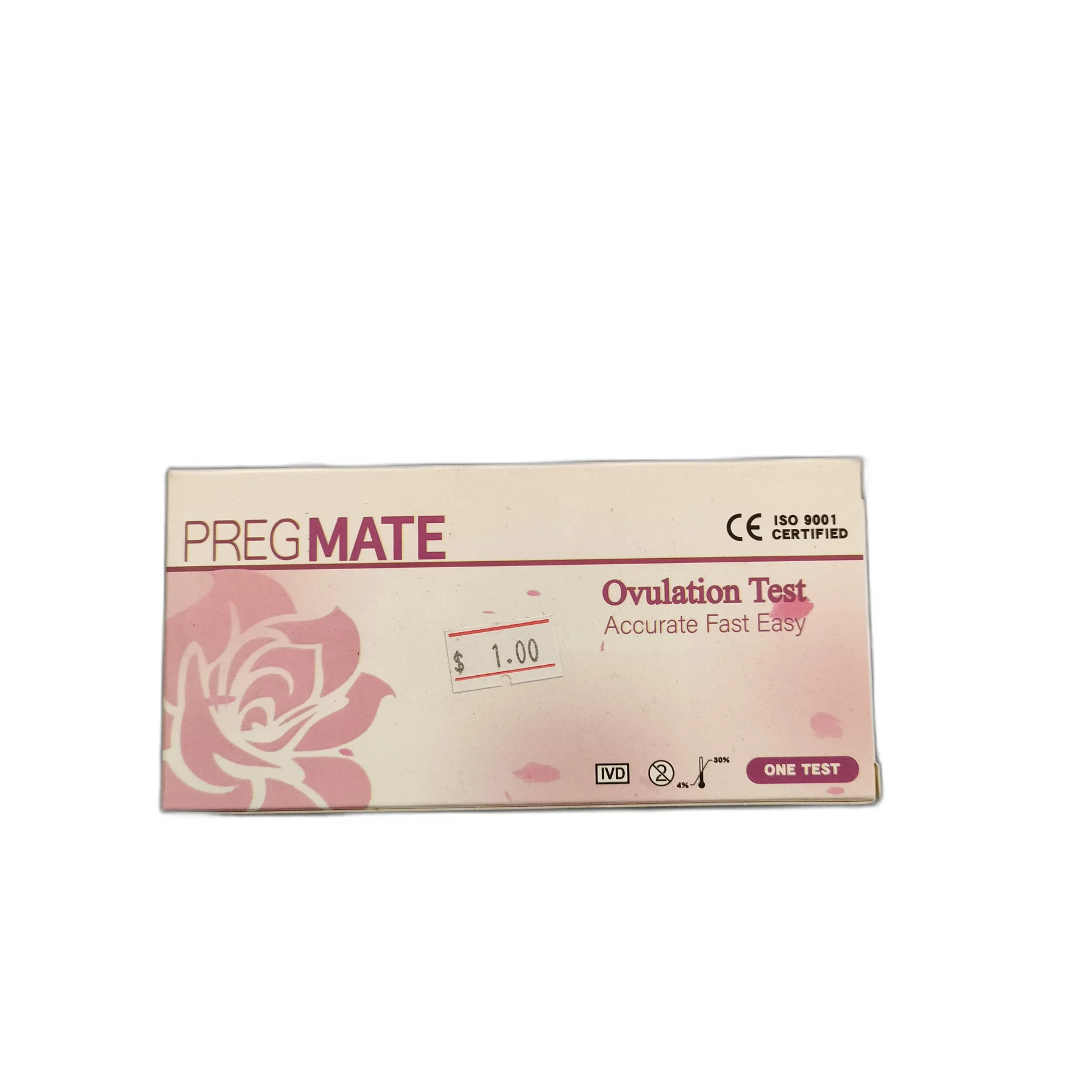 Pregmate Ovulation Test strip kit — available at pharmacies in Cambodia on PharmKulen