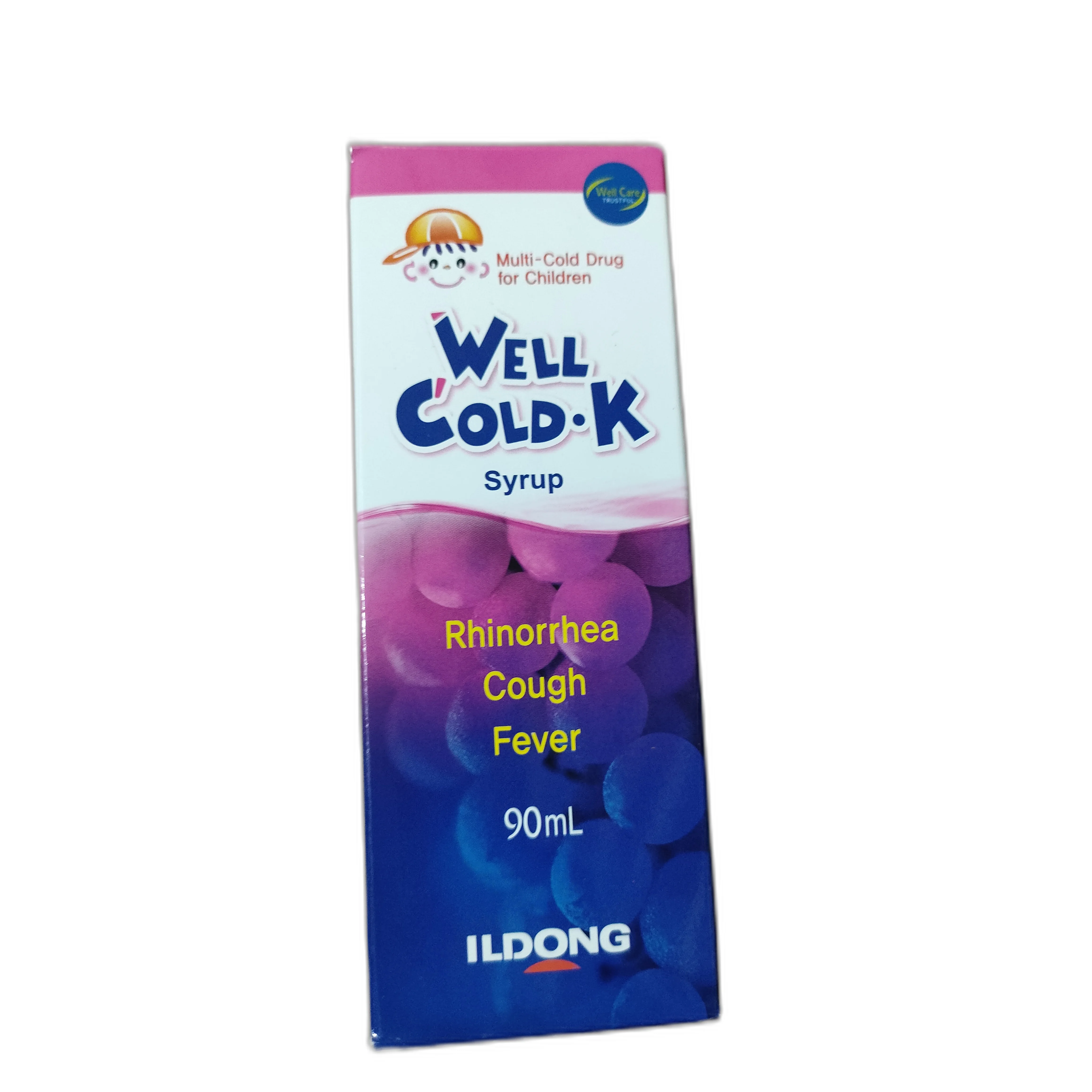 Well Cold-K — available at pharmacies in Cambodia on PharmKulen