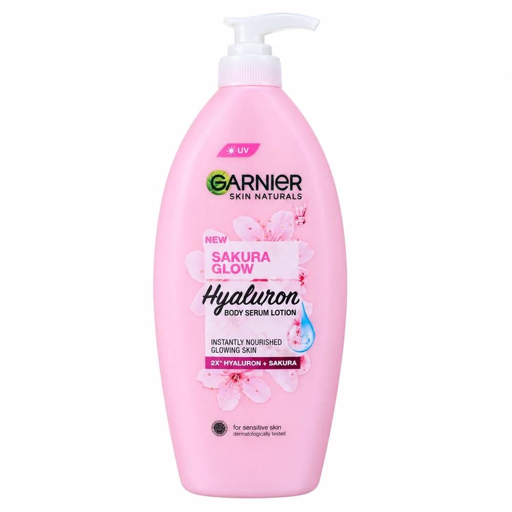 Garnier Skin Naturals Sakura Glow Hyaluron — available at pharmacies in Cambodia on PharmKulen