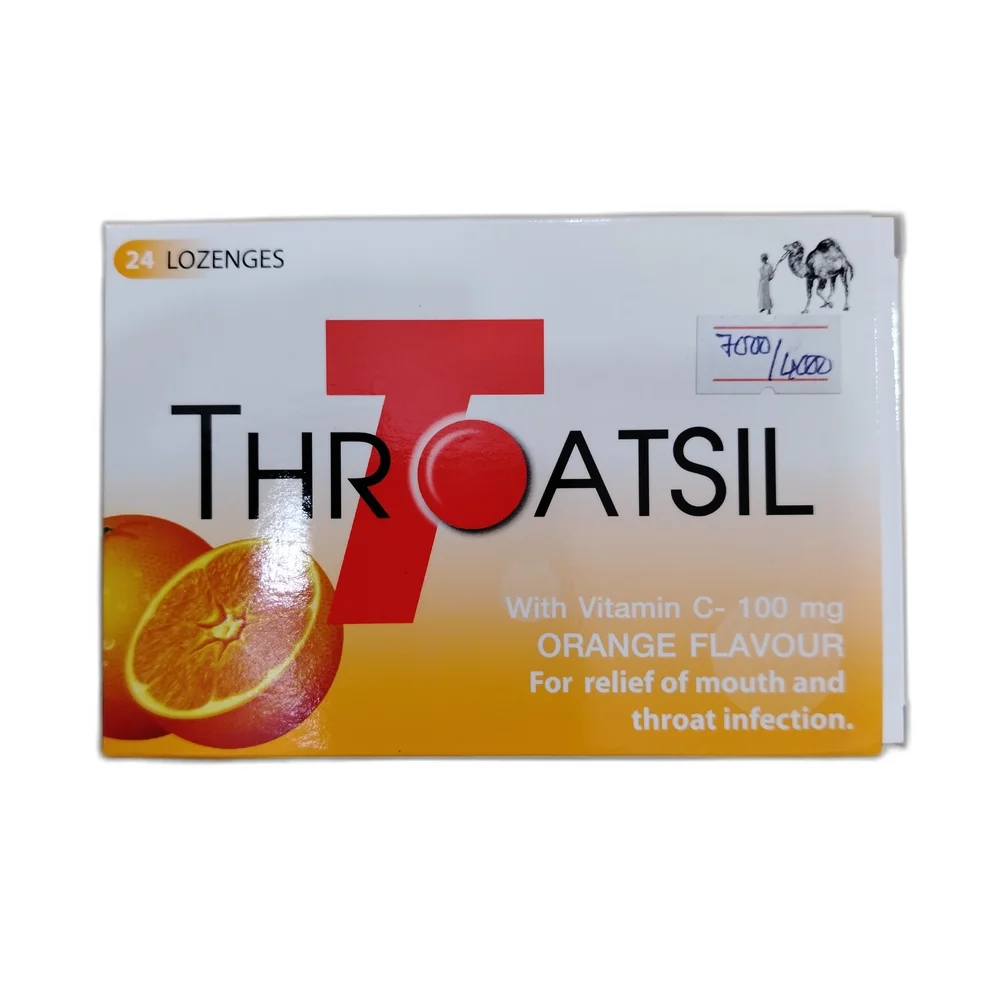 Throatsil — available at pharmacies in Cambodia on PharmKulen