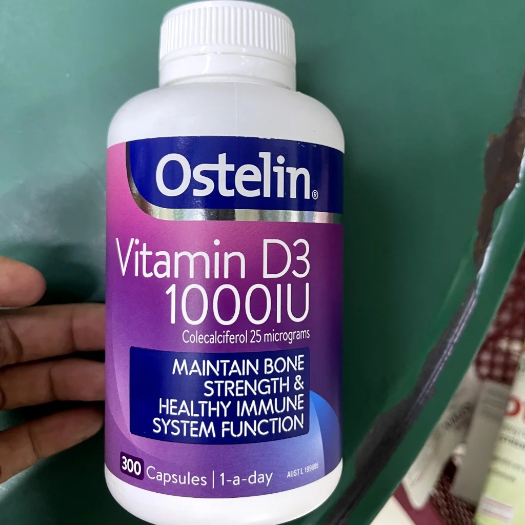 Ostelin Vitamin D3 — available at pharmacies in Cambodia on PharmKulen