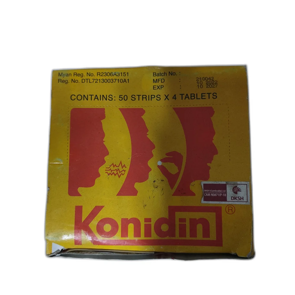 Konidin — available at pharmacies in Cambodia on PharmKulen