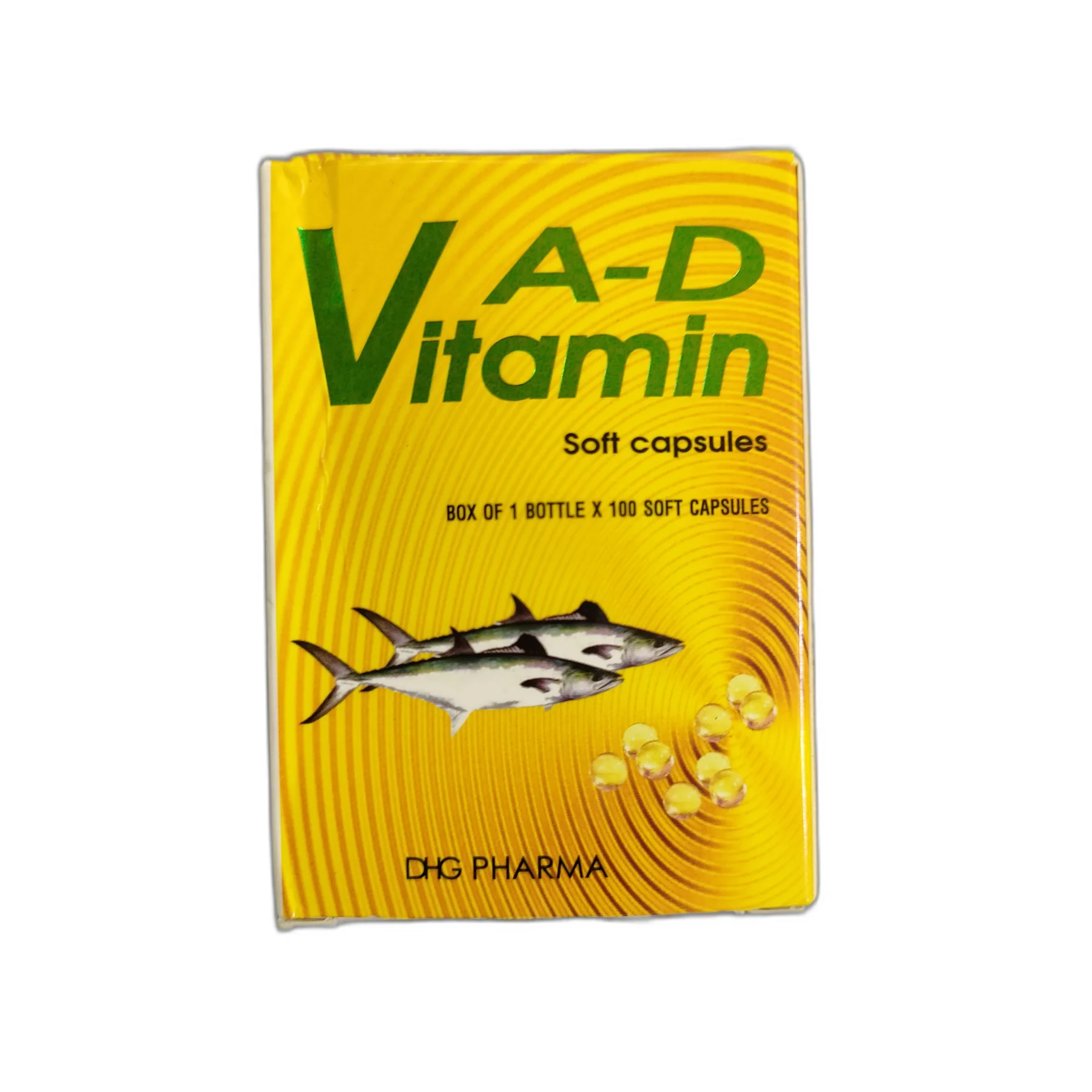 Vitamin A-D Soft capsules — available at pharmacies in Cambodia on PharmKulen