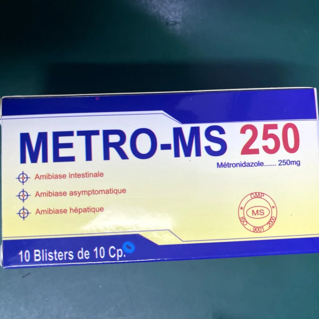 Metro-MS 250 — available at pharmacies in Cambodia on PharmKulen