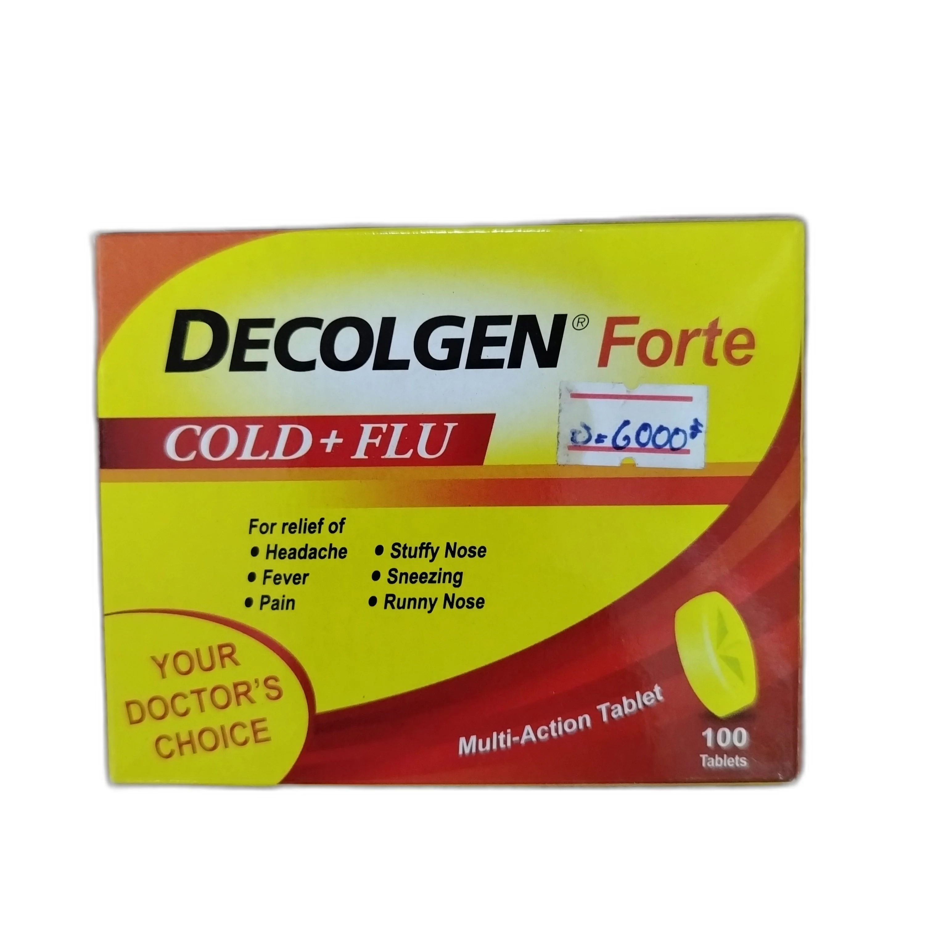 DECOLGEN Forte — available at pharmacies in Cambodia on PharmKulen