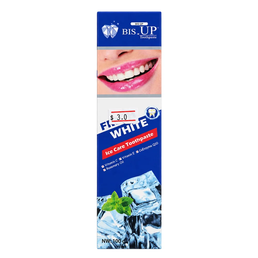 BIS.UP Fresh White Ice Care Toothpaste — available at pharmacies in Cambodia on PharmKulen