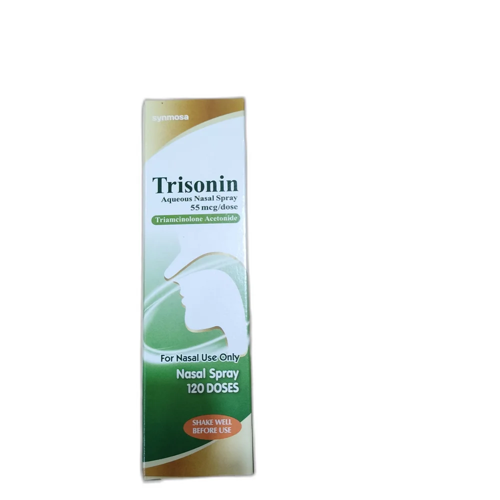 Trisonin Aqueous Nasal Spray — available at pharmacies in Cambodia on PharmKulen