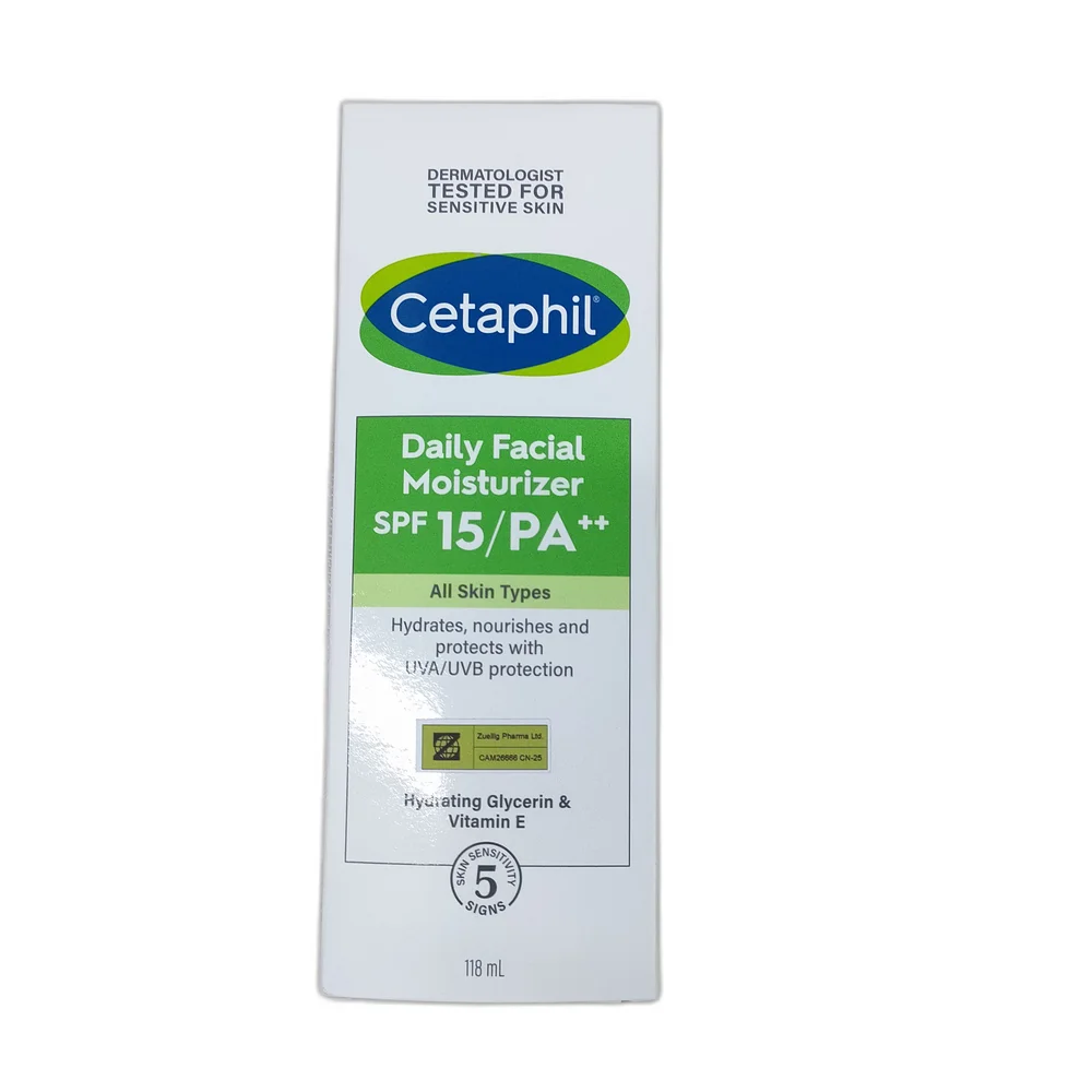 Cetaphil Daily Facial Moisturizer — available at pharmacies in Cambodia on PharmKulen