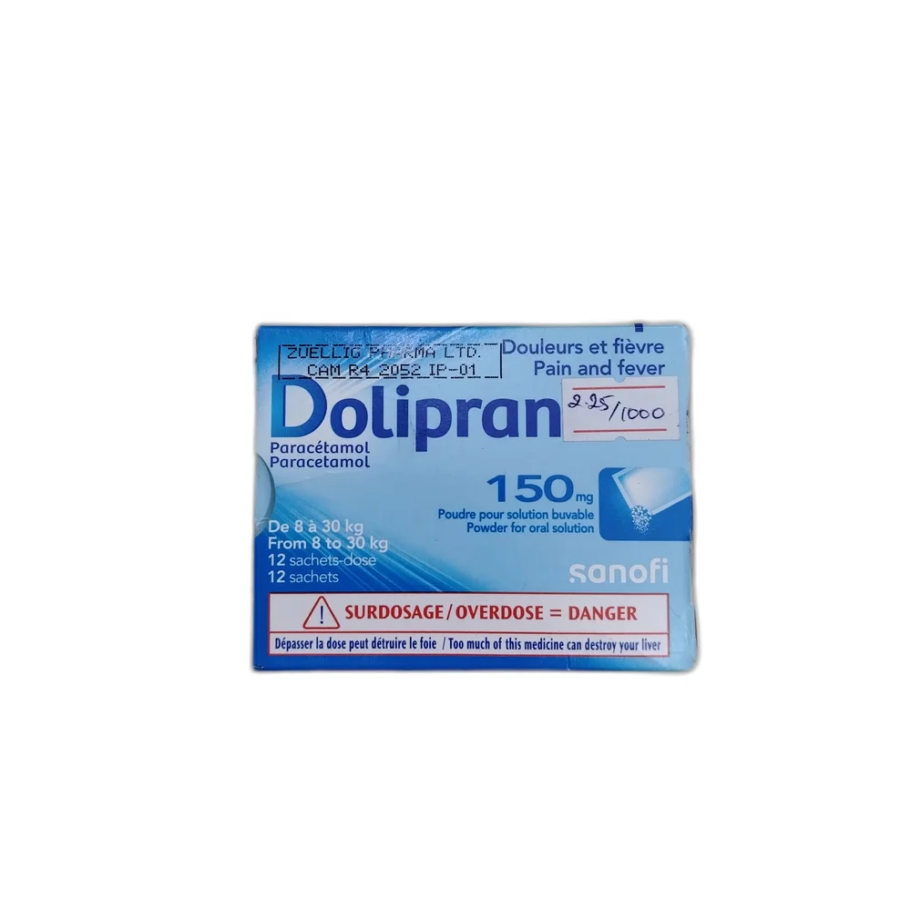 Doliprane — available at pharmacies in Cambodia on PharmKulen
