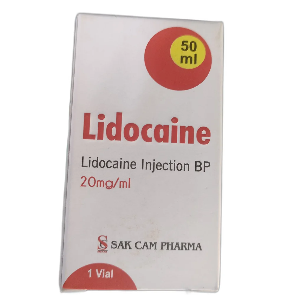 Lidocaine — available at pharmacies in Cambodia on PharmKulen