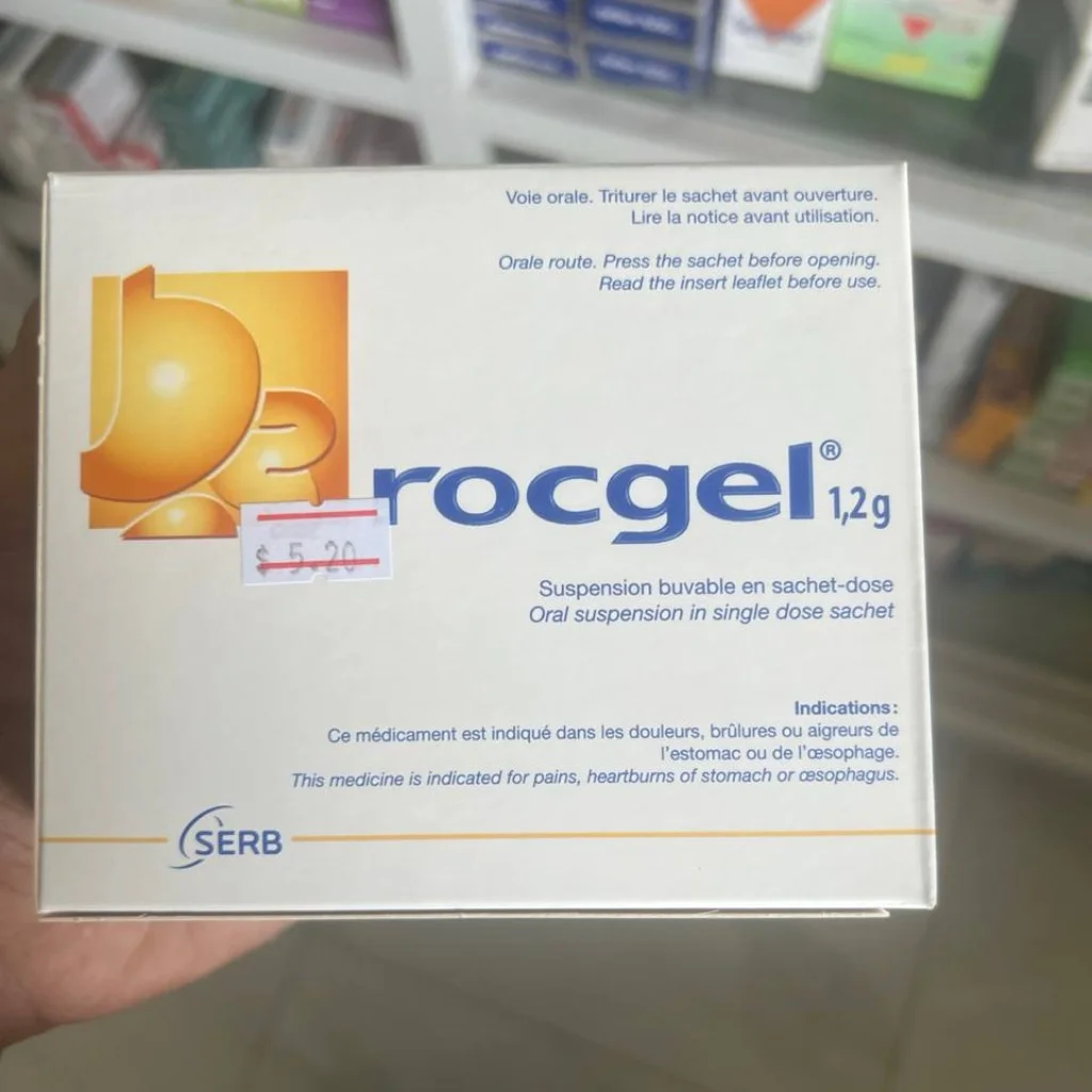Rocgel — available at pharmacies in Cambodia on PharmKulen