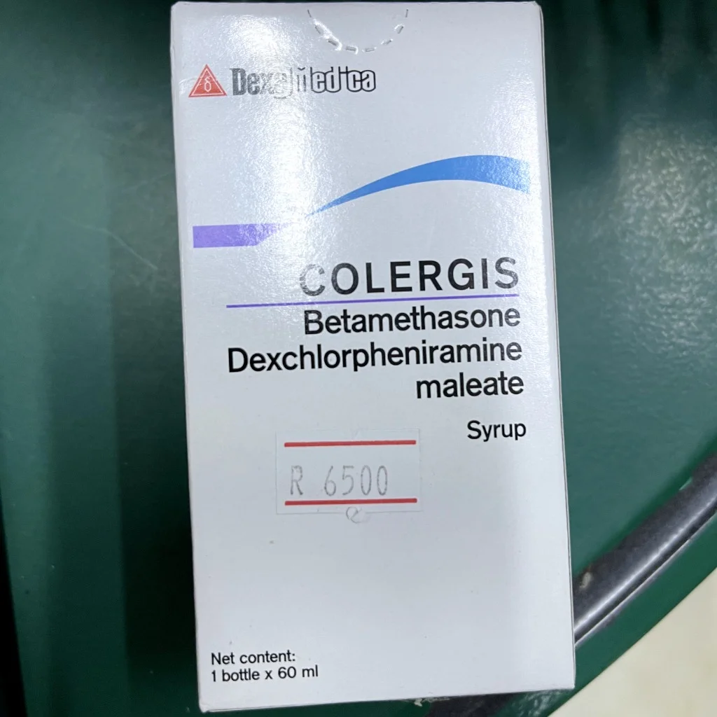 Colergis β available at pharmacies in Cambodia on PharmKulen