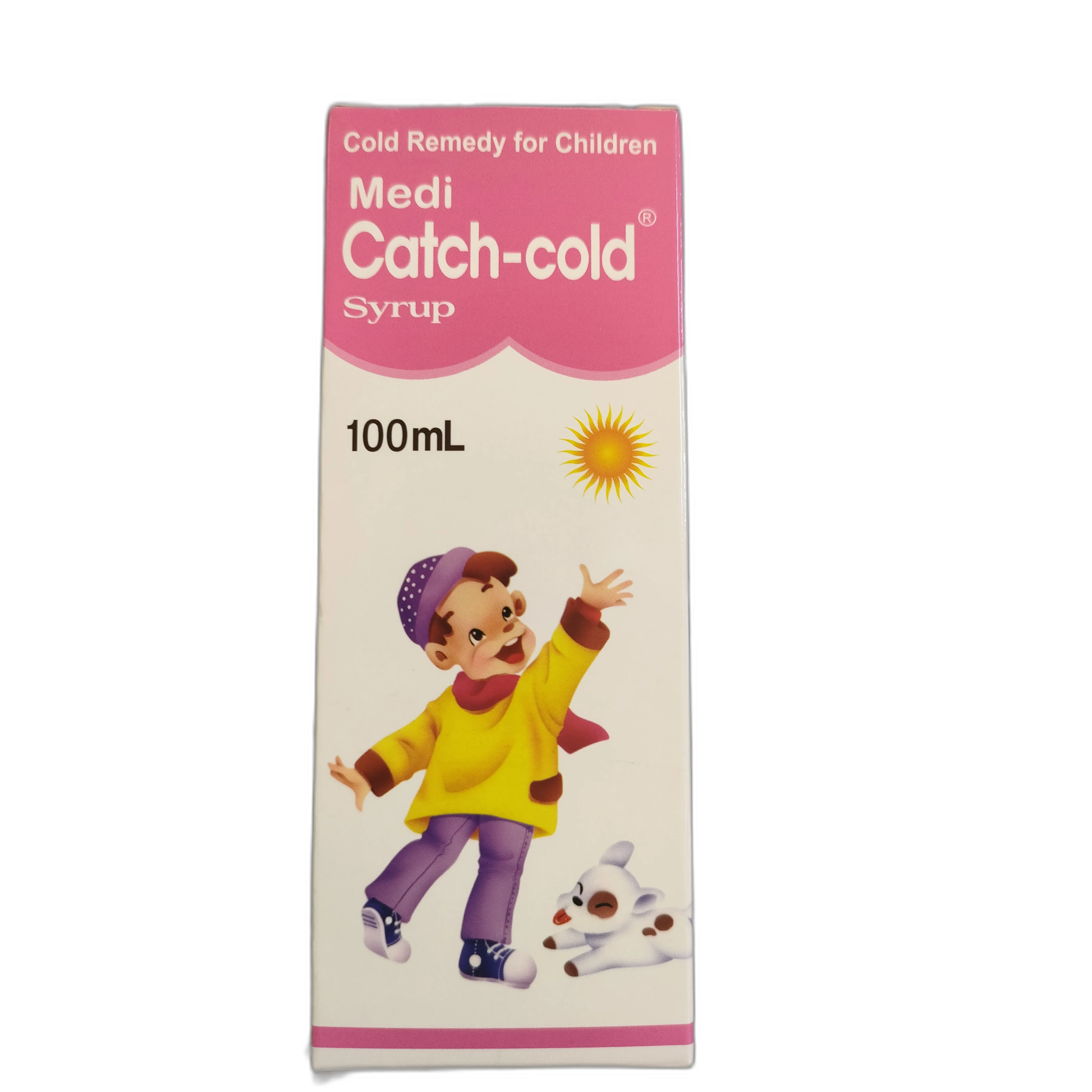 Medi Catch-cold Syrup — available at pharmacies in Cambodia on PharmKulen