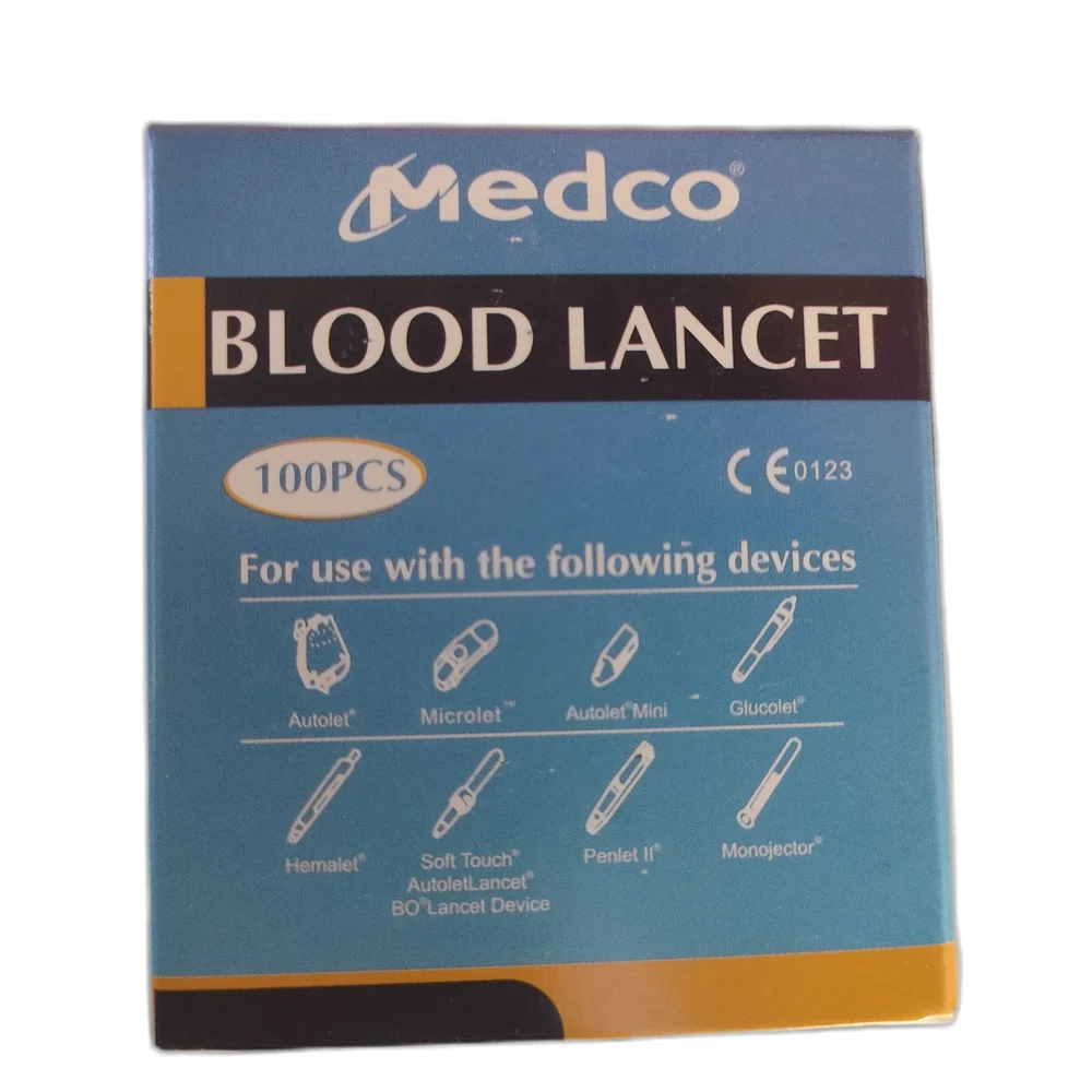 Medco Blood Lancet — available at pharmacies in Cambodia on PharmKulen
