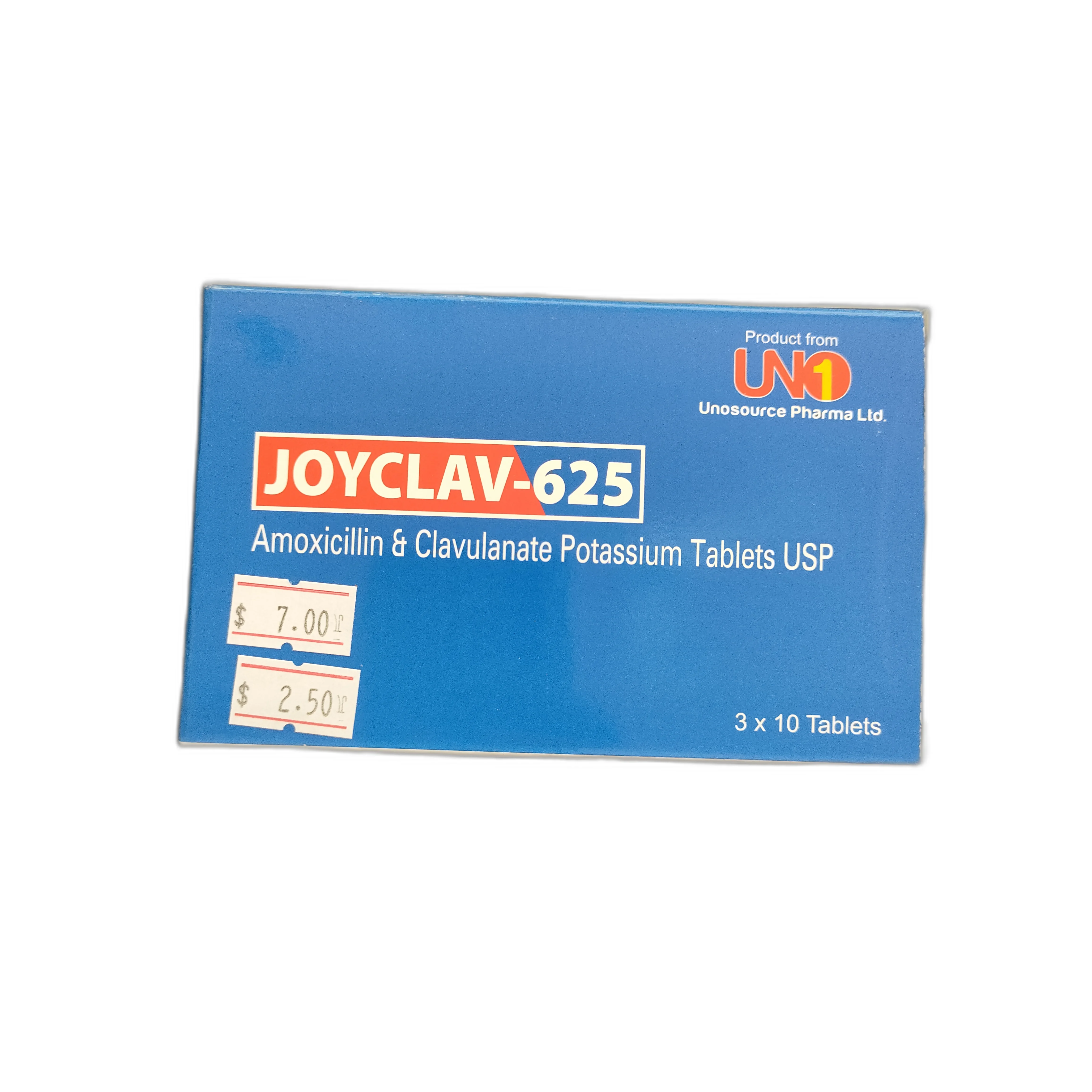 Joyclav-625 tablets — available at pharmacies in Cambodia on PharmKulen