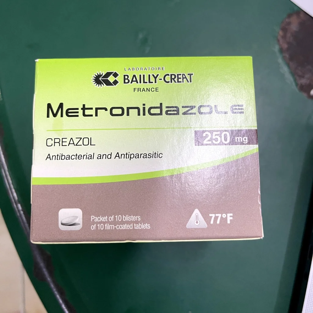 Metronidazole — available at pharmacies in Cambodia on PharmKulen