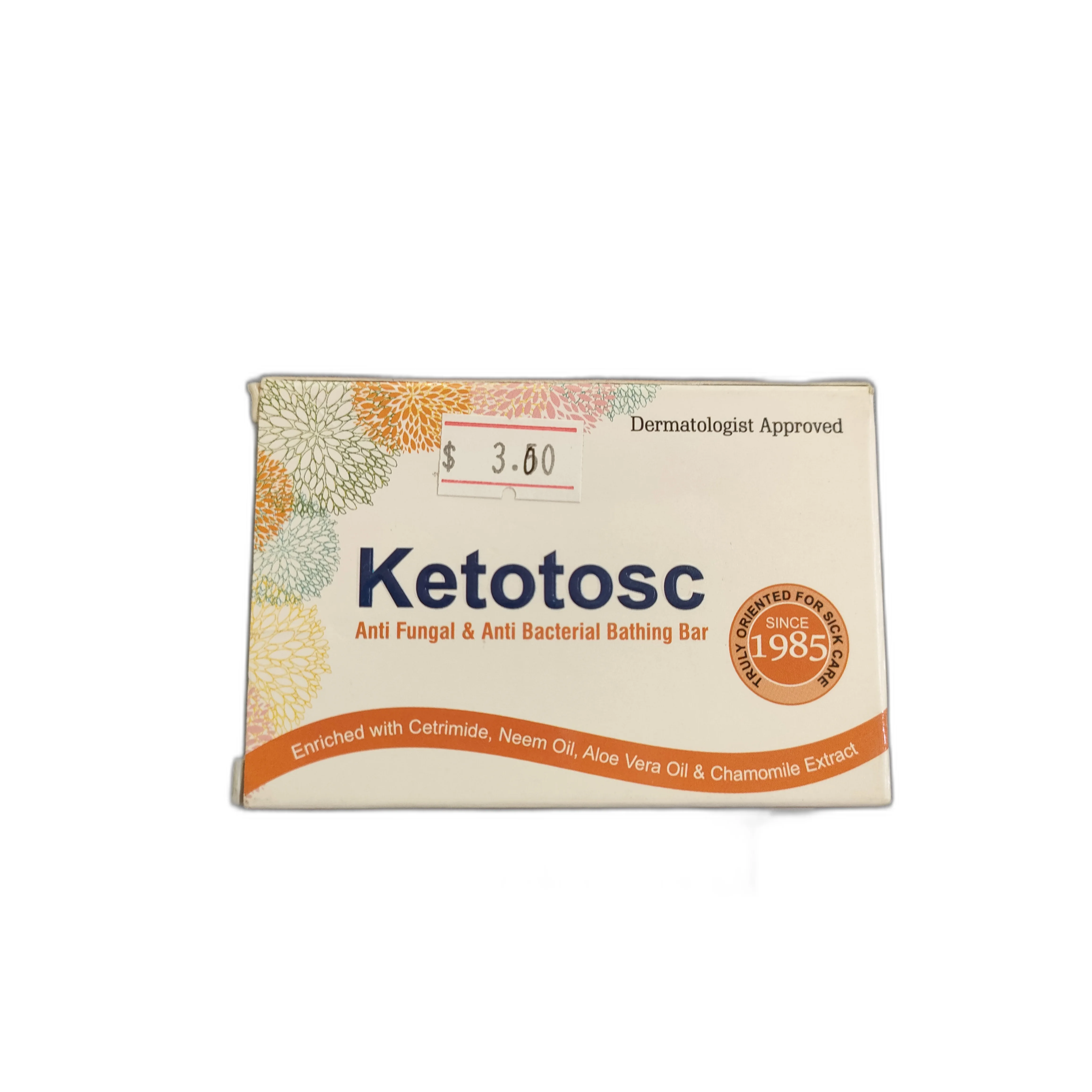 Ketotosc Anti Fungal & Anti Bacterial Bathing Bar — available at pharmacies in Cambodia on PharmKulen