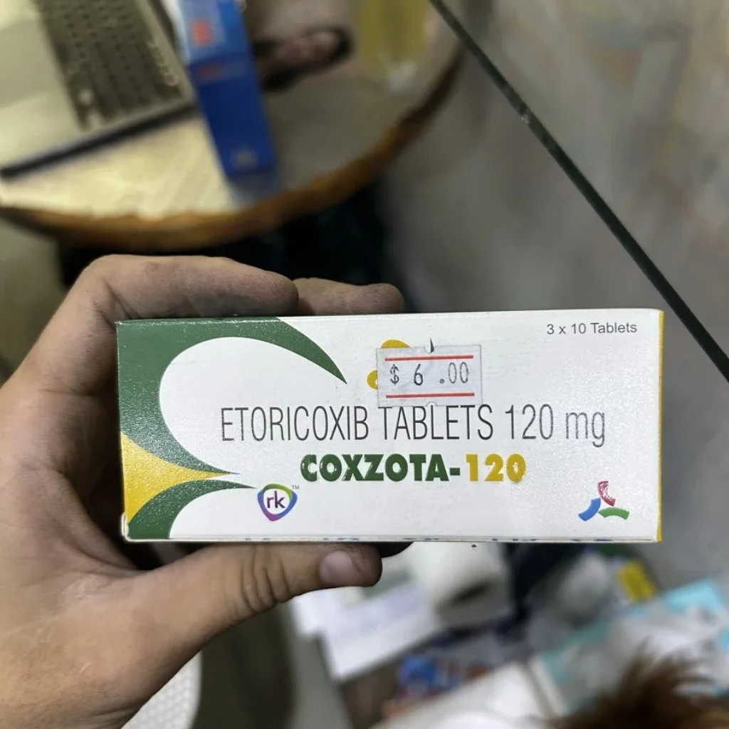 ETORICOXIB TABLETS 120 mg — available at pharmacies in Cambodia on PharmKulen