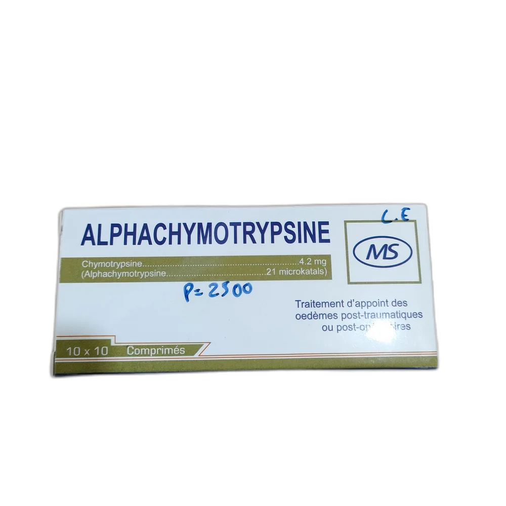 Alphachymotrypsine — available at pharmacies in Cambodia on PharmKulen
