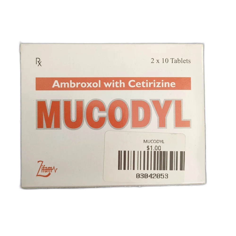 Mucodyl — available at pharmacies in Cambodia on PharmKulen