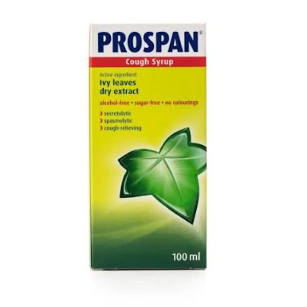 Prospan Cough Syrup — available at pharmacies in Cambodia on PharmKulen
