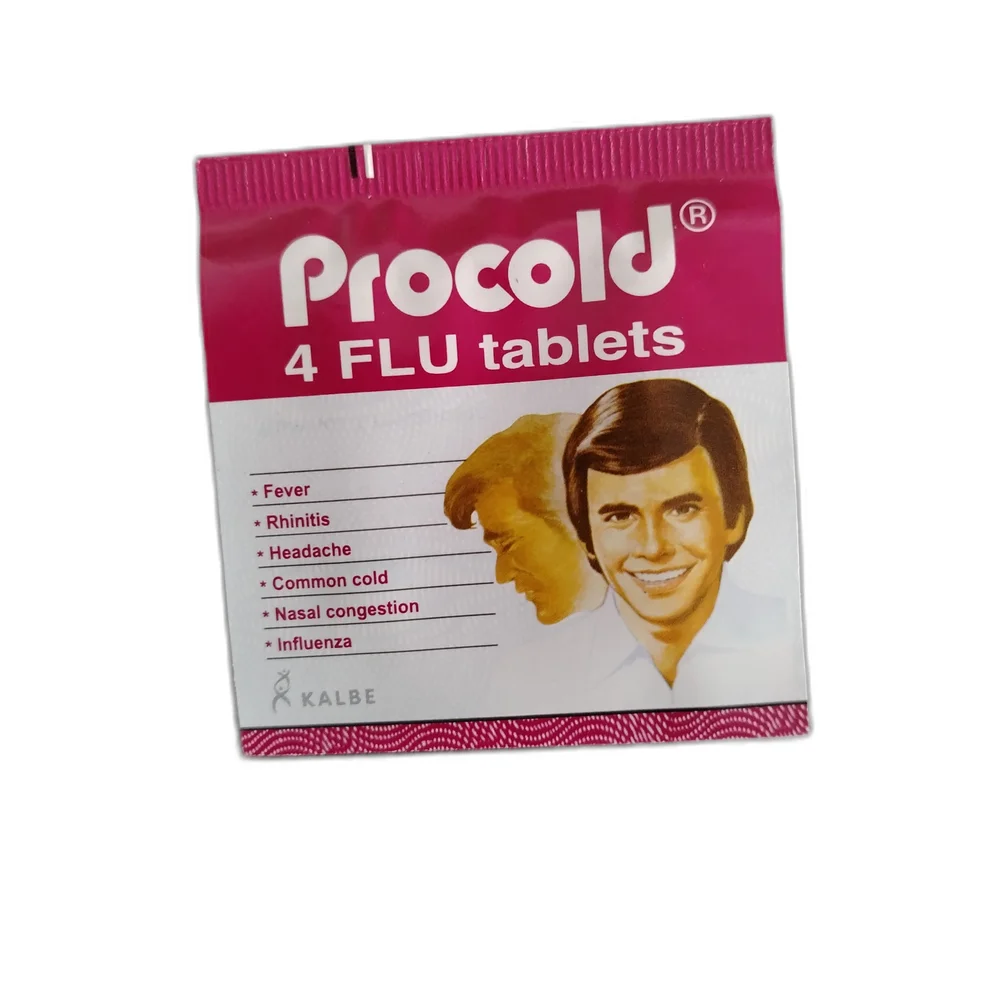 Procold Flu — available at pharmacies in Cambodia on PharmKulen