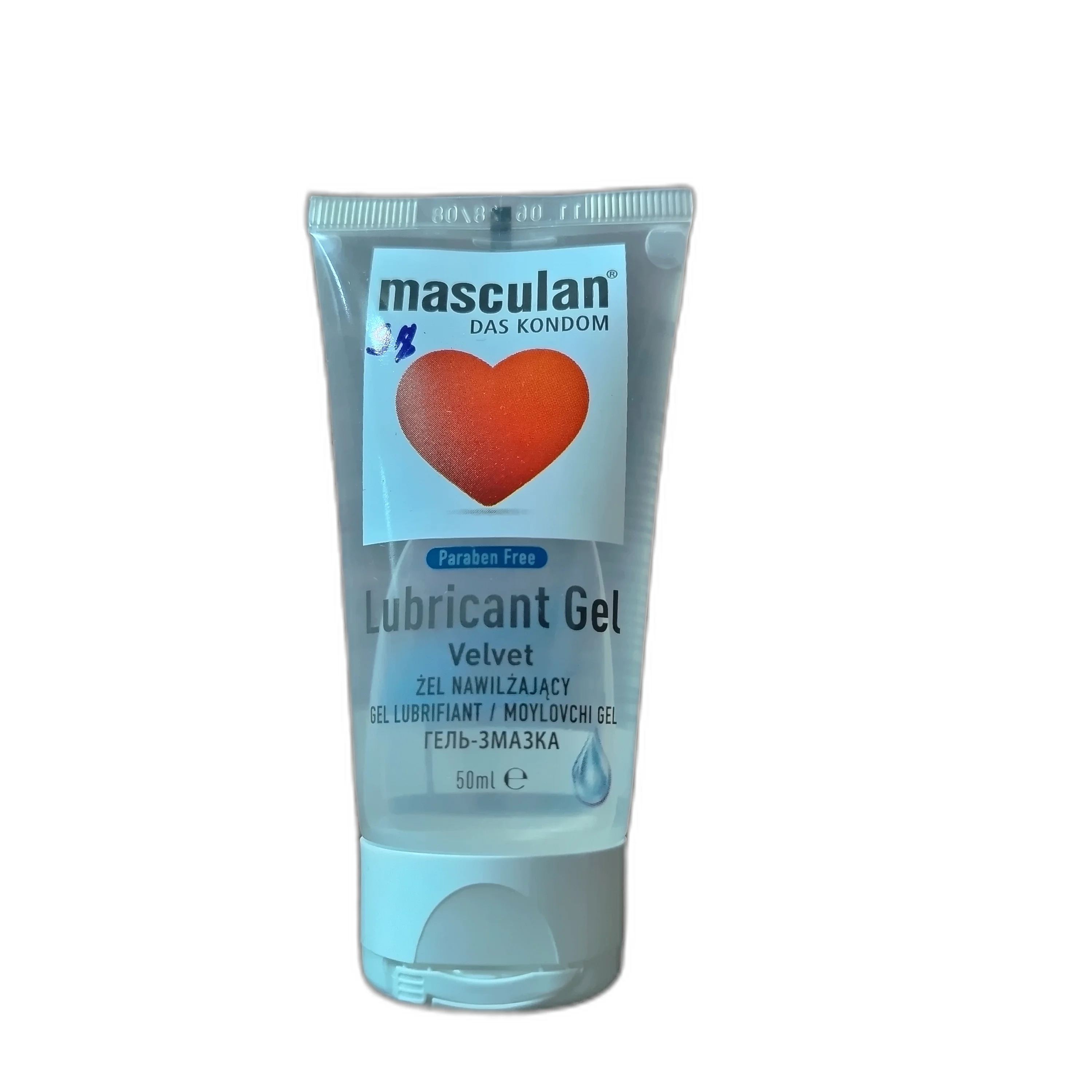 Masculan Lubricant Gel Velvet — available at pharmacies in Cambodia on PharmKulen