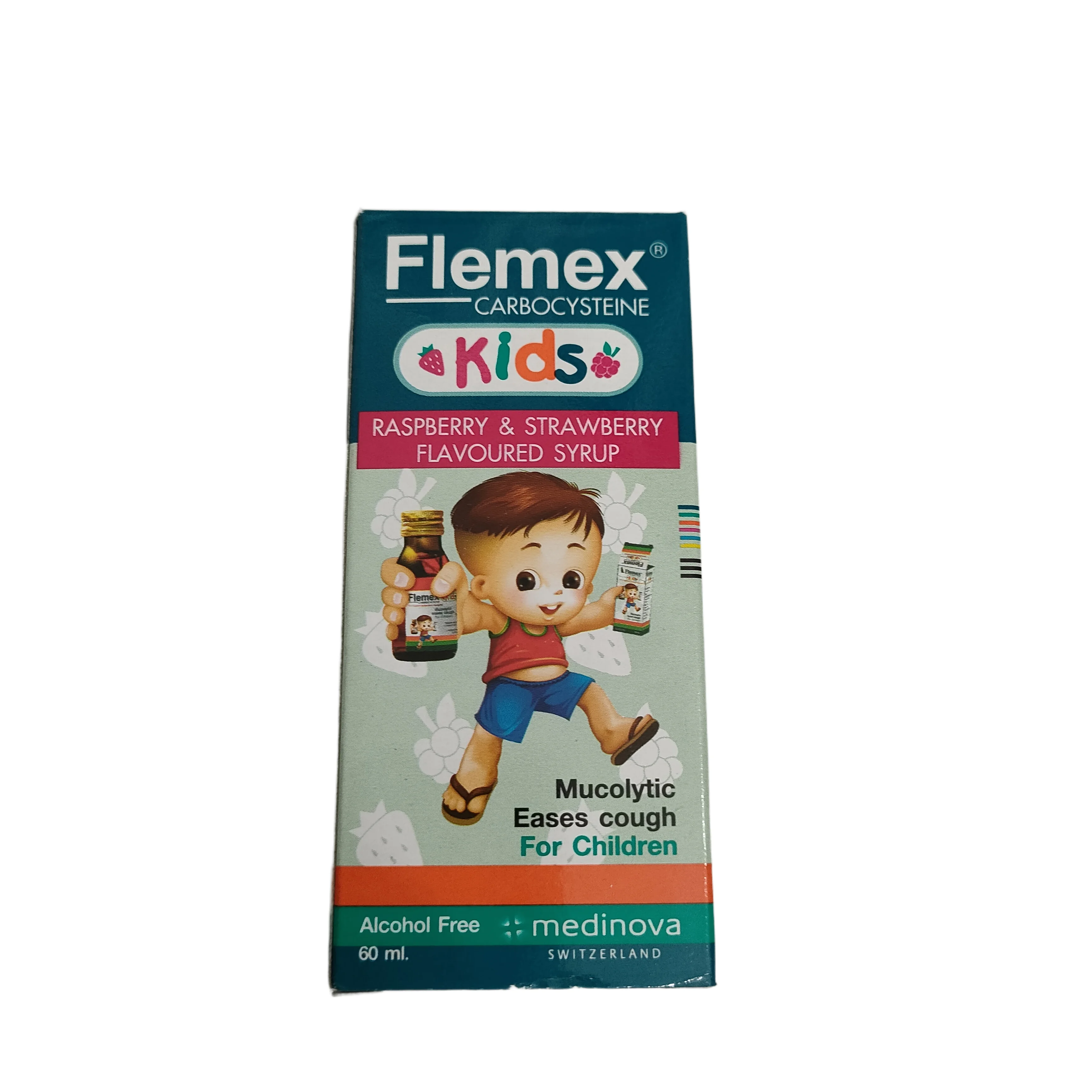 Flemex Kids — available at pharmacies in Cambodia on PharmKulen