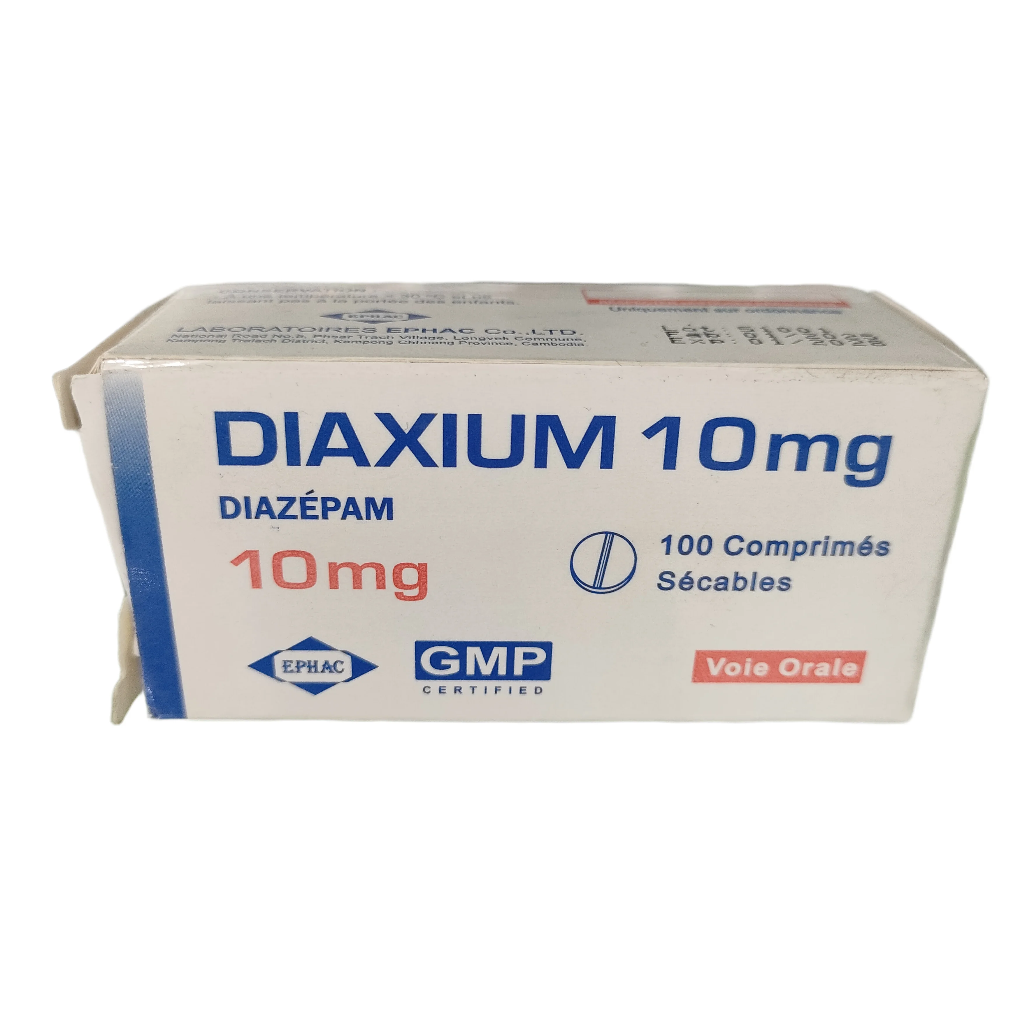 Diaxium — available at pharmacies in Cambodia on PharmKulen