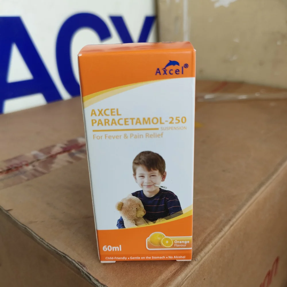 Axcel Paracetamol-250 — available at pharmacies in Cambodia on PharmKulen