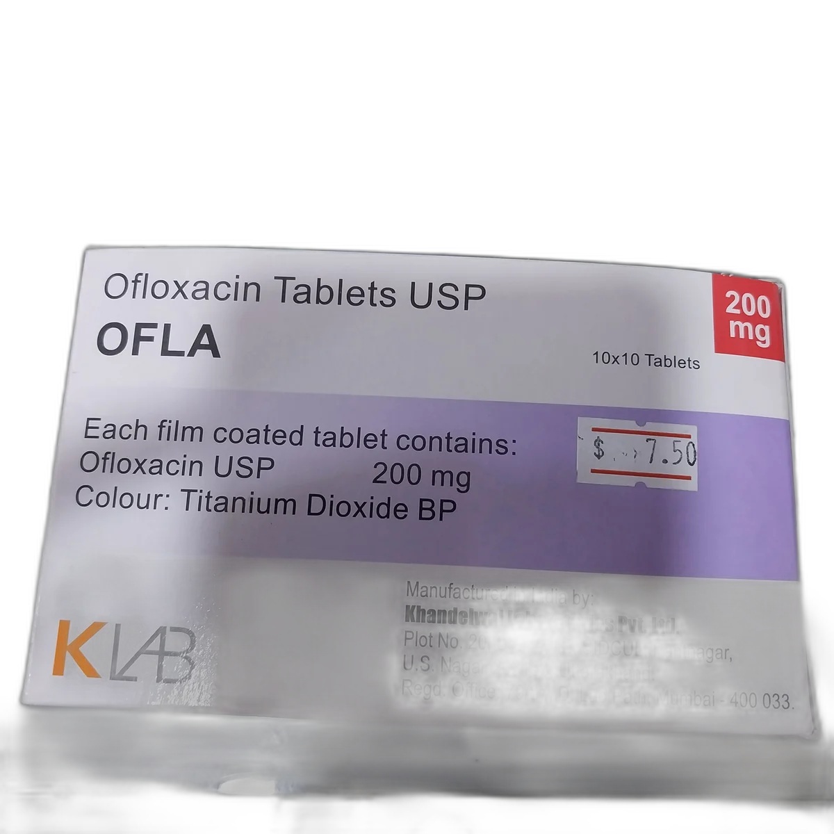 Ofla 200mg — available at pharmacies in Cambodia on PharmKulen