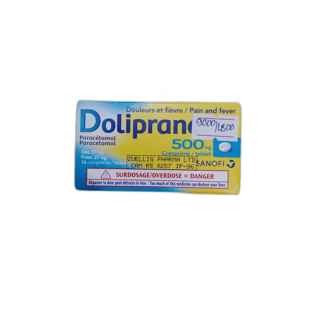 Doliprane — available at pharmacies in Cambodia on PharmKulen
