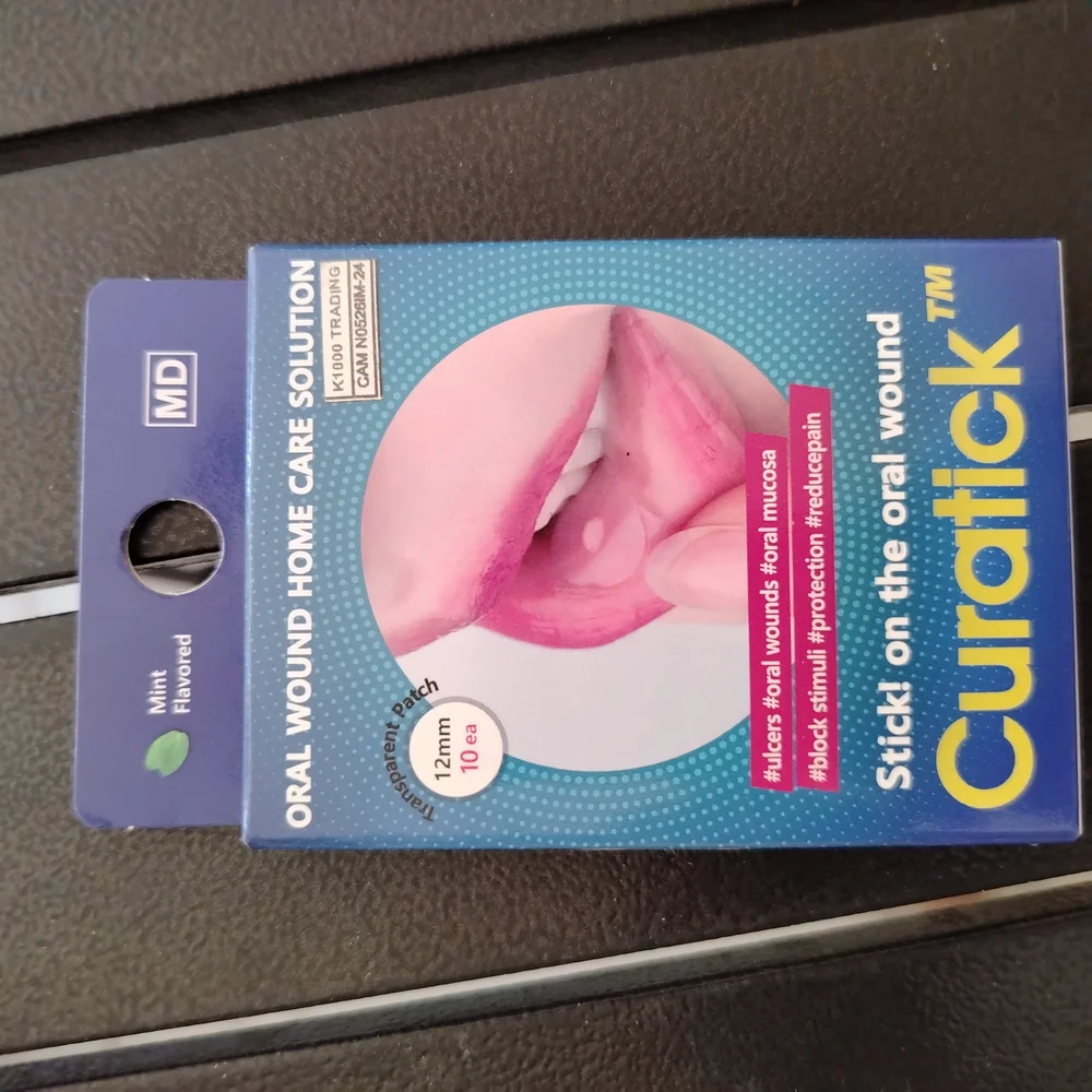 Curatick Oral Wound Patch (Mint) — available at pharmacies in Cambodia on PharmKulen