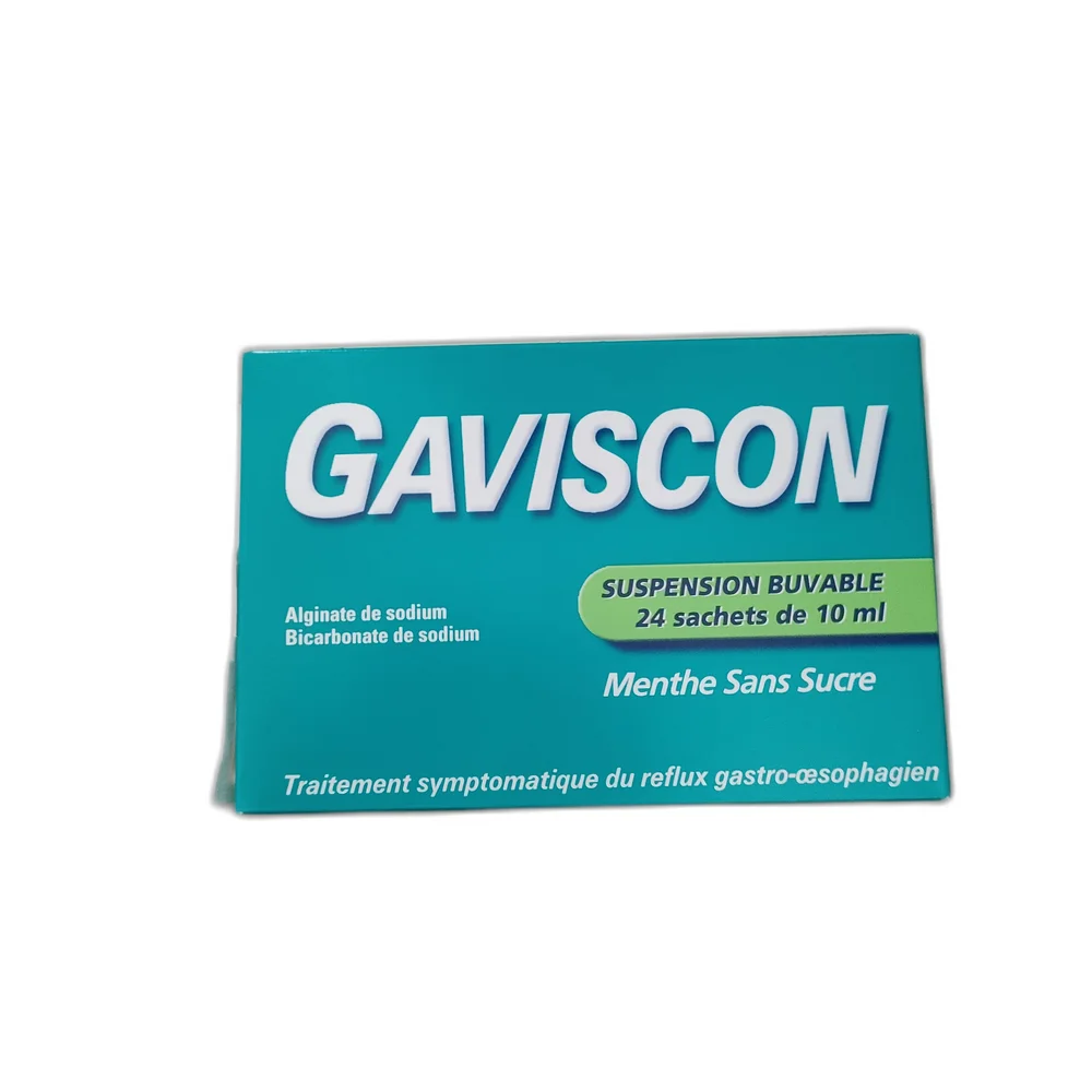 Gaviscon Suspension Sachets — available at pharmacies in Cambodia on PharmKulen