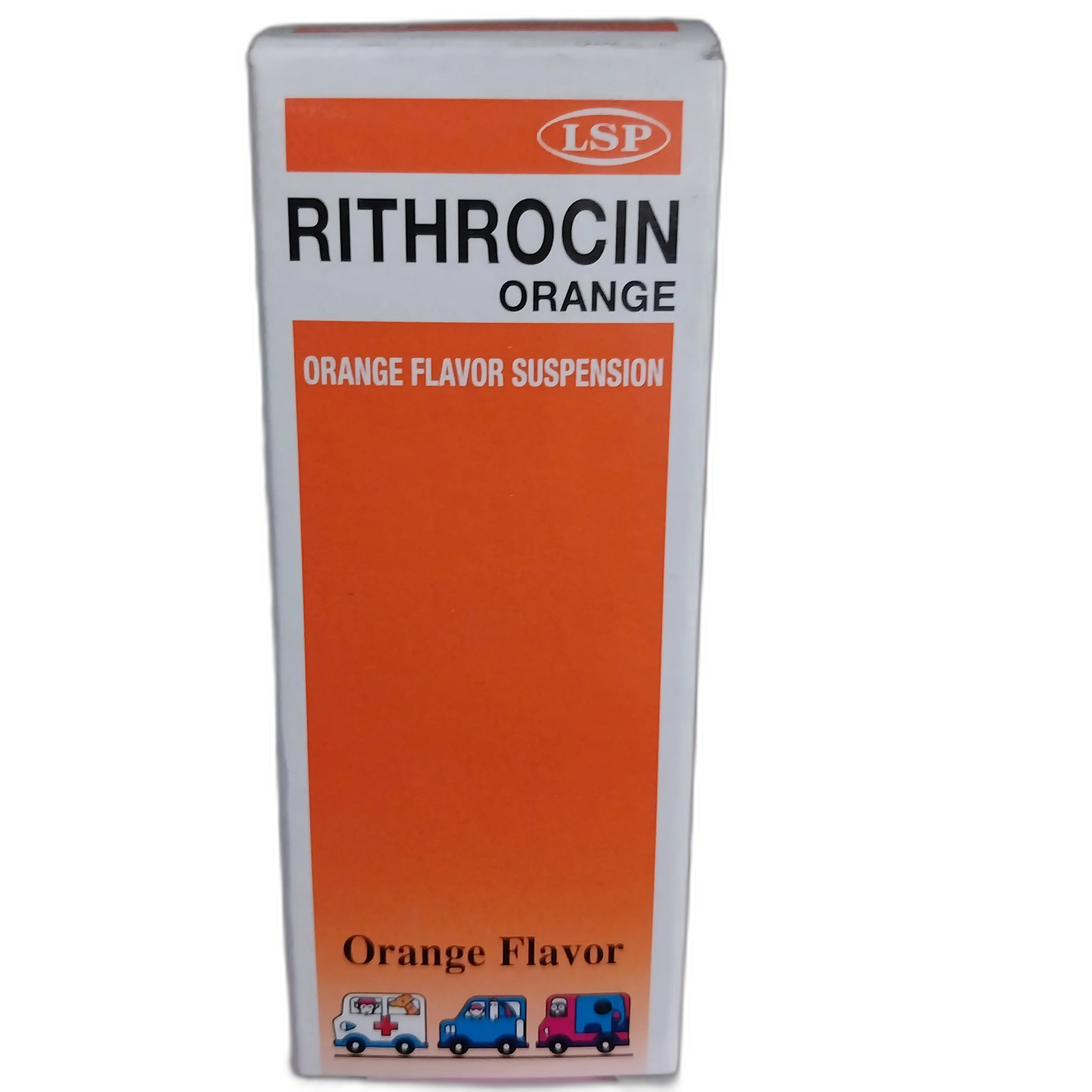 Rithrocin Orange — available at pharmacies in Cambodia on PharmKulen