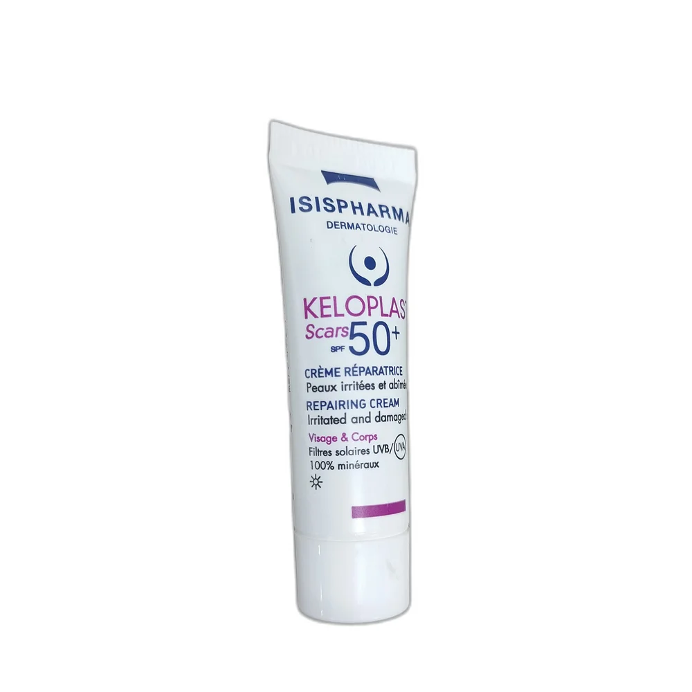 Isispharma Keloplast Scars SPF 50+ — available at pharmacies in Cambodia on PharmKulen