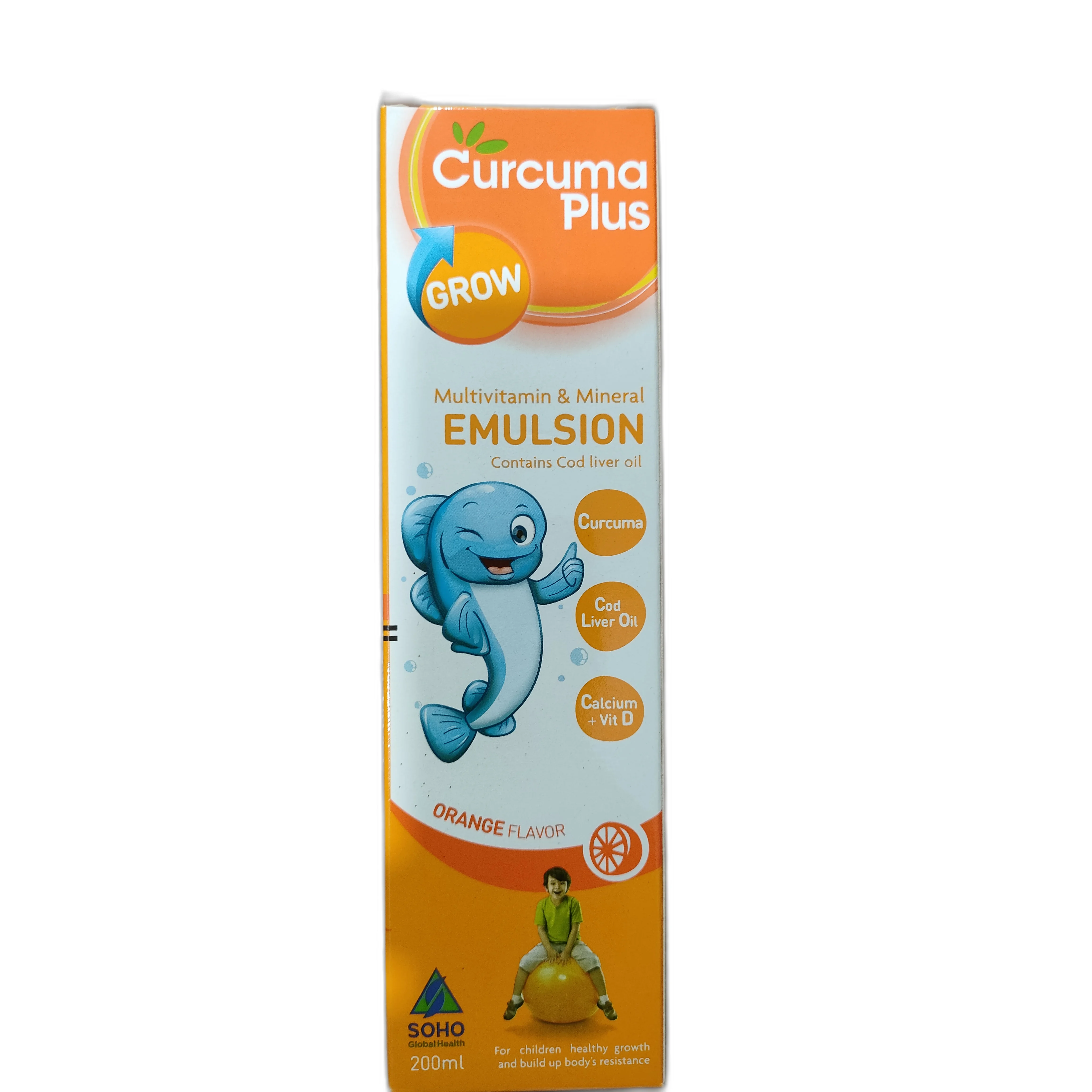 Curcuma Plus Grow — available at pharmacies in Cambodia on PharmKulen