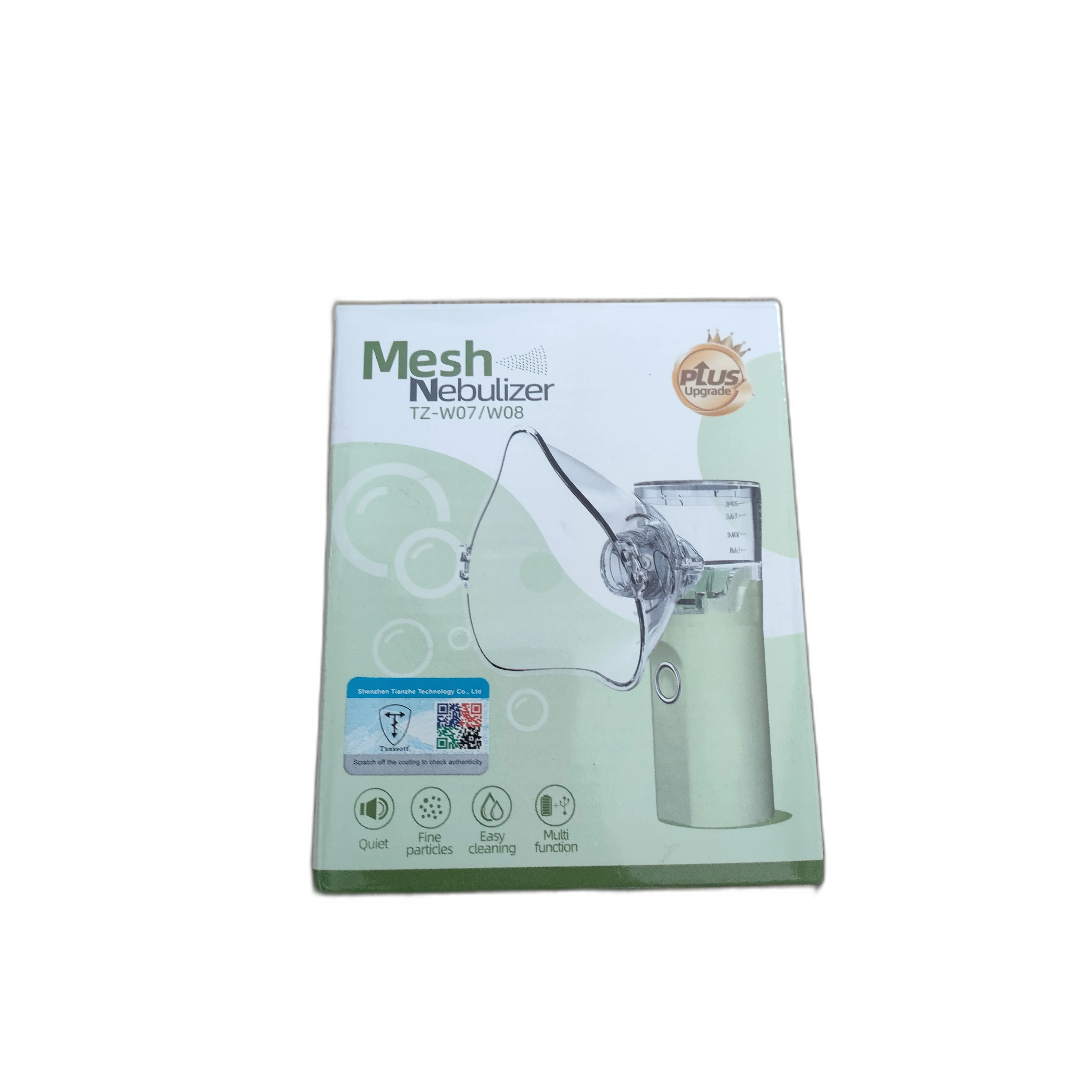 Mesh Nebulizer TZ-W08 Plus — available at pharmacies in Cambodia on PharmKulen