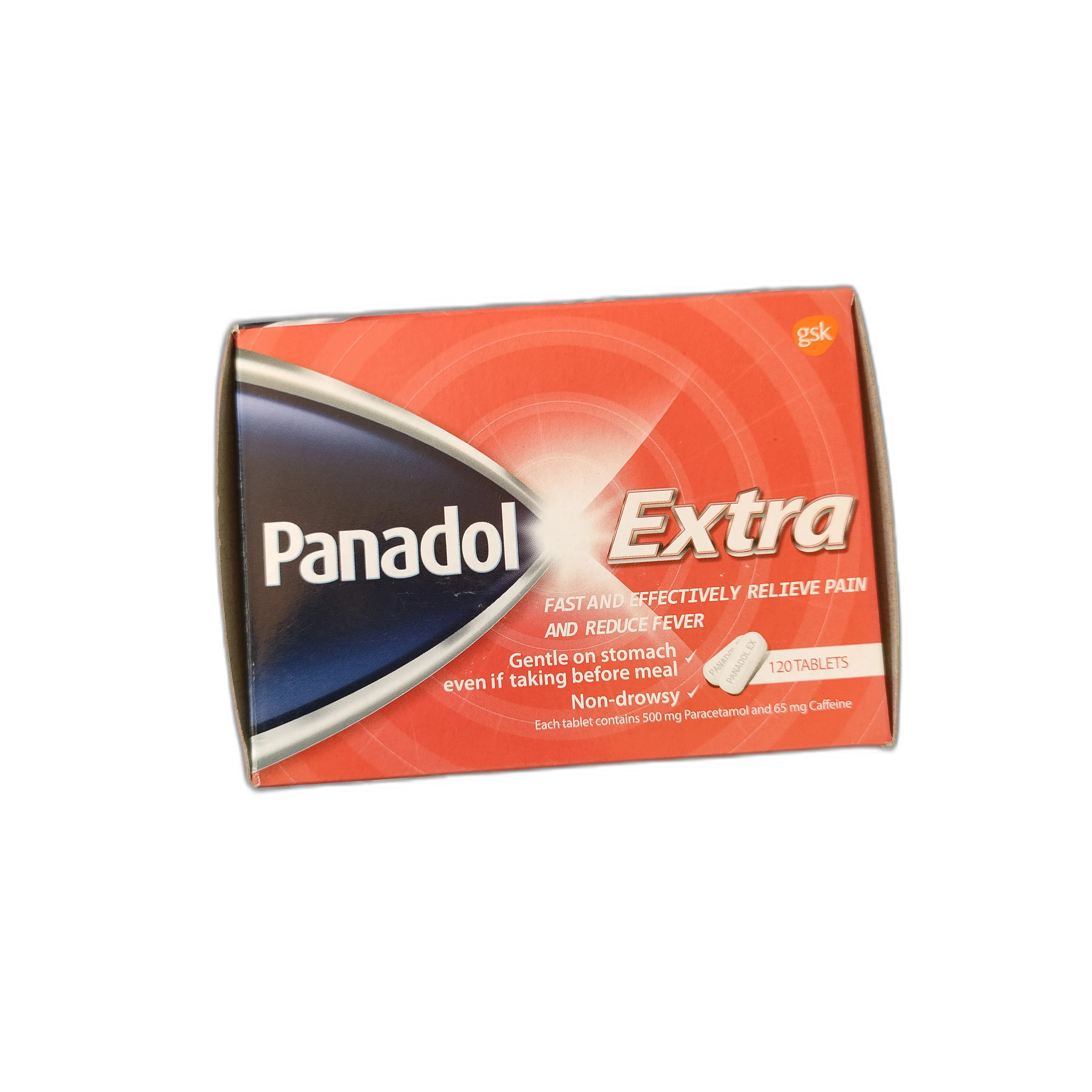 Panadol Extra — available at pharmacies in Cambodia on PharmKulen