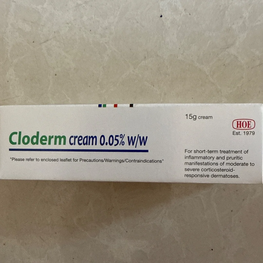 Cloderm Cream 0.05%W/W — available at pharmacies in Cambodia on PharmKulen