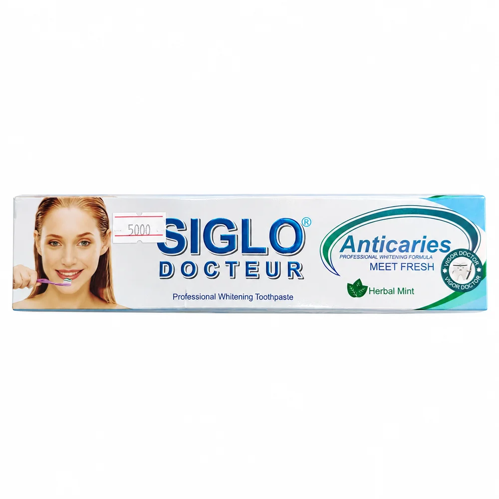 Siglo Docteur Anticaries Professional Whitening Herbal Mint — available at pharmacies in Cambodia on PharmKulen