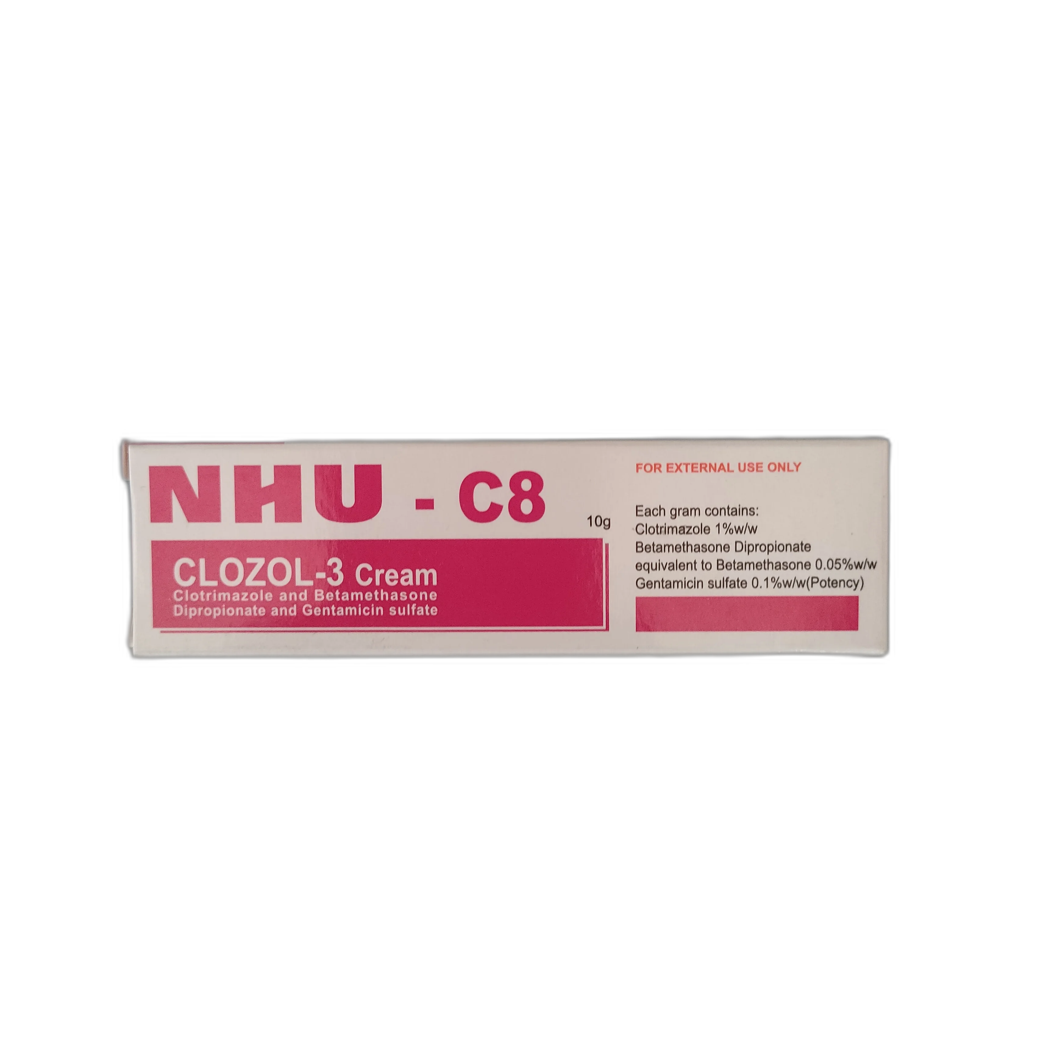 NHU-C8 Clozol-3 Cream — available at pharmacies in Cambodia on PharmKulen