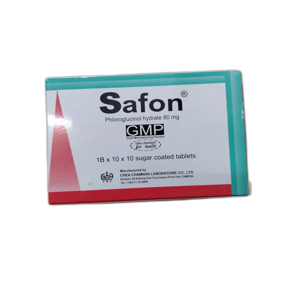 Safon — available at pharmacies in Cambodia on PharmKulen