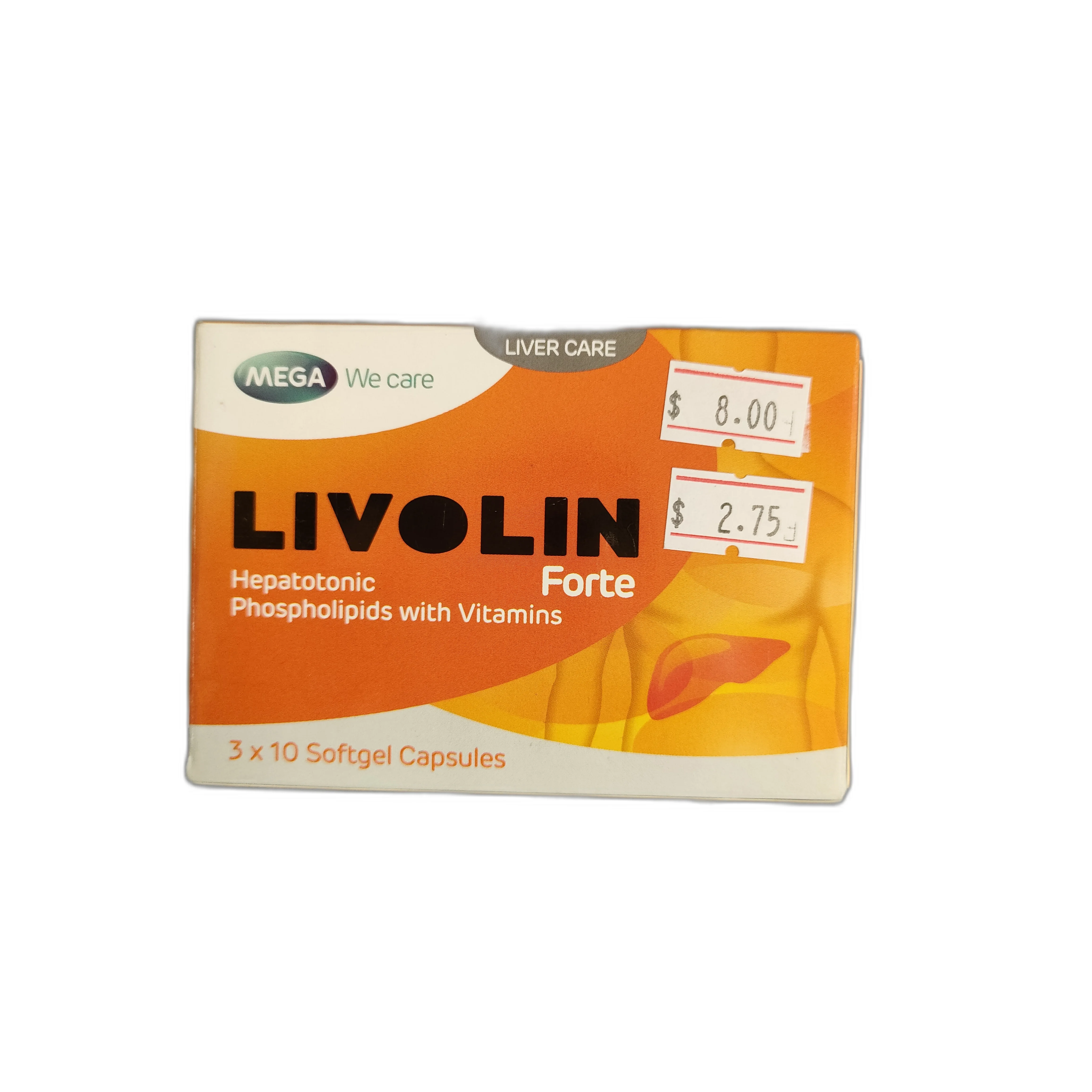 Livolin Forte — available at pharmacies in Cambodia on PharmKulen