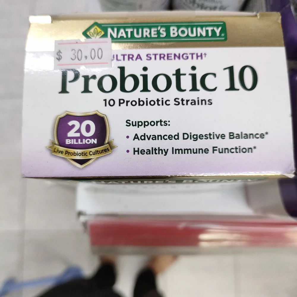 Nature's Bounty Ultra Strength Probiotic 10 — available at pharmacies in Cambodia on PharmKulen